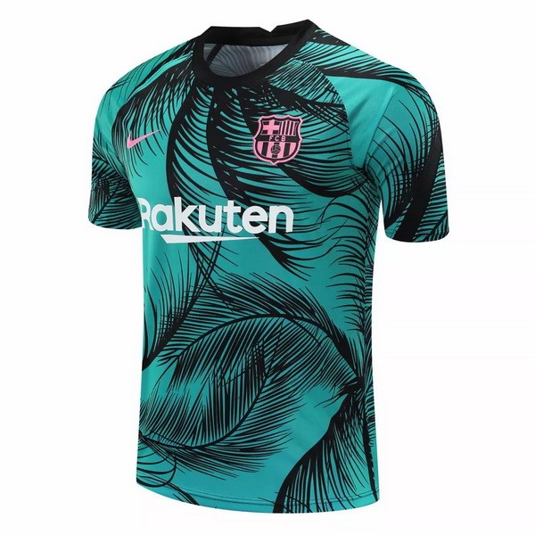 Trainingsshirt Barcelona 2020-21 Grün Schwarz